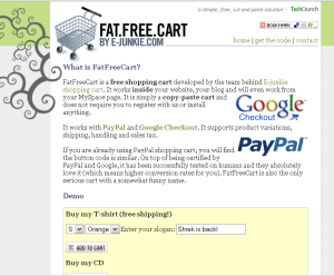 fat free chart 300x248 10 Free Ecommerce Engine
