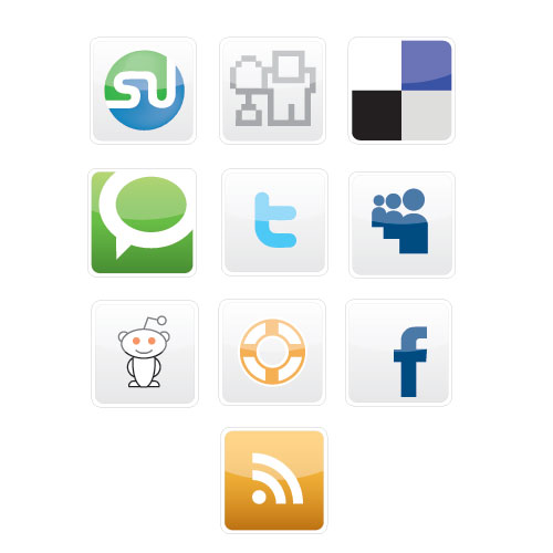 1 Free awesome social network icon in one place