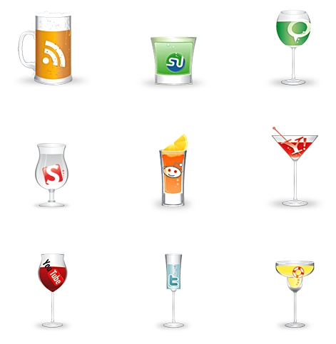 cheers Free awesome social network icon in one place
