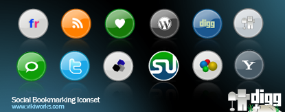 socialbookmark Free awesome social network icon in one place