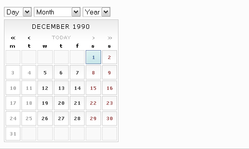 widget 10 Useful Date Picker for web development