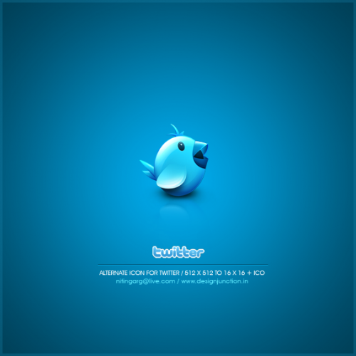 Twitter Bird by freakyframes 500x500 The best free awesome twitter icon sets in one places, huge lists.