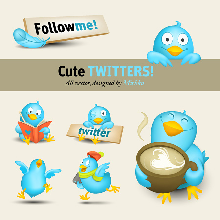 cute twitters release The best free awesome twitter icon sets in one places, huge lists.