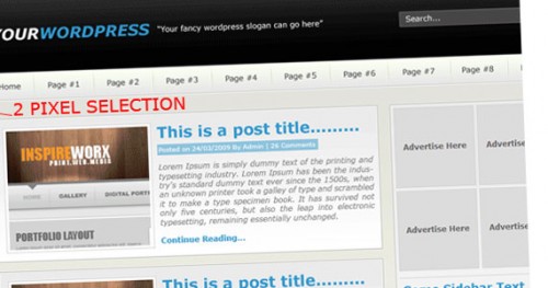 your wordpress 500x263 10 excellent PSD to HTML/CSS tutorials