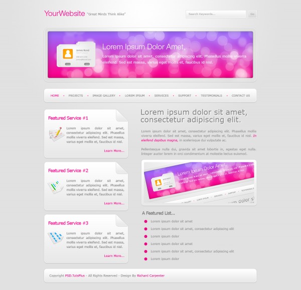 colorfull web 600x579 9 Best Web Design mockup tutorials on september