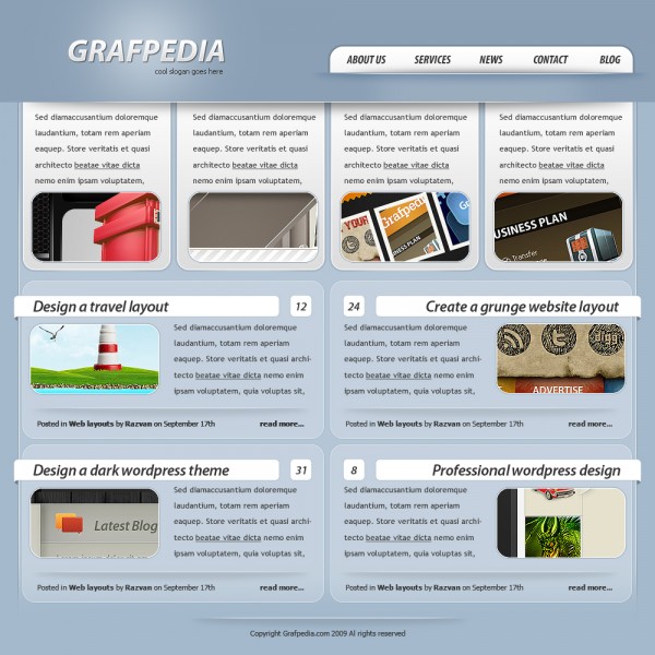 create wordpress interface in photoshop 600x600 9 Best Web Design mockup tutorials on september