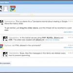 Google Wave like history slider