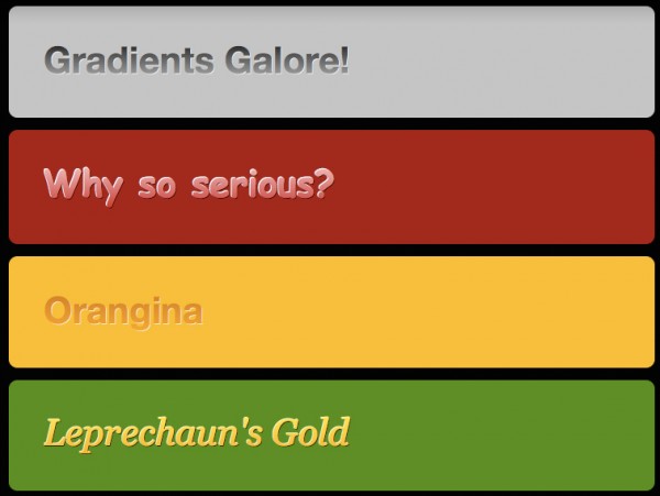 rainbow 600x451 Codename Rainbows   easy way to apply gradients, shadows and highlights to text