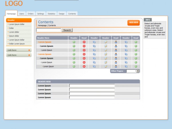 webresourcesdepot 600x450  5 Excellent Free Admin Template For Web Applications 