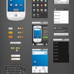 Free Android 1.5 GUI PSD file
