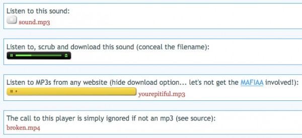 jMP3 600x275 jMP3   Javascript MP3 player