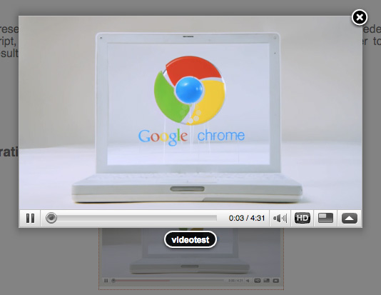 fancybo videos Play videos directly from within a fancybox 