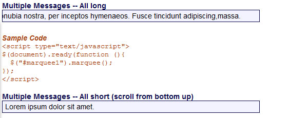 marquee Marquee   ESPN style scrolling marquee JQuery plugin