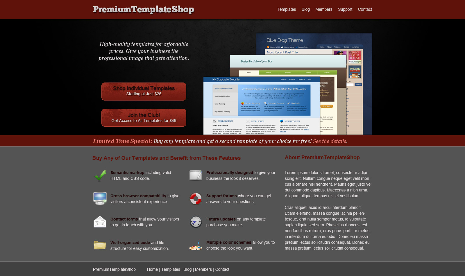 premium template shop 5 Best Web Design  tutorials on november 2009