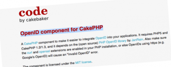 cakephp openid 600x236 OpenID component for CakePHP