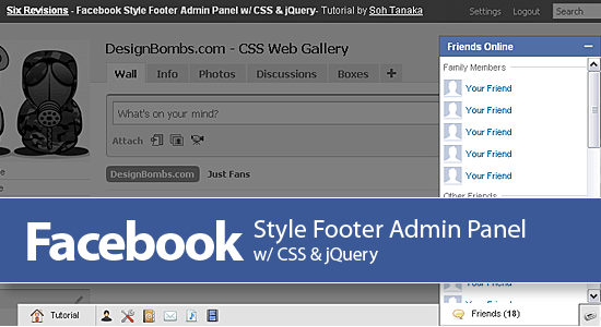 facebook-admin-panel facebook admin panel How to create Facebook Style Footer Admin Panel