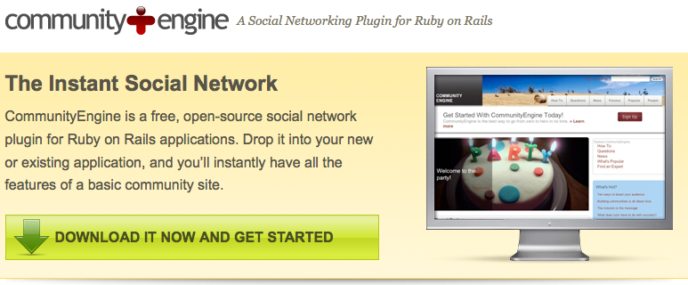 community engine  Communityengine   Social Networking Plugin for Ruby on Rails