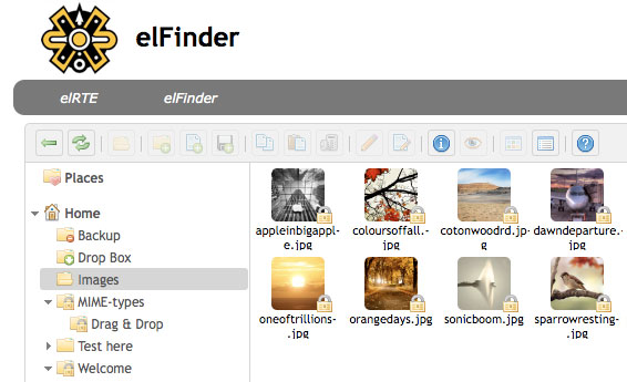 elfinder elFinder   Open Source File Manager for Web