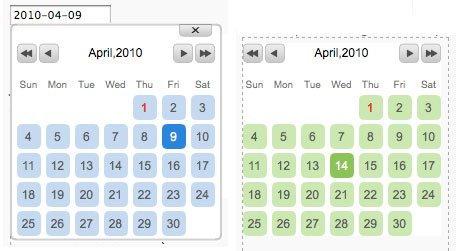 jsDatePick jsDatePick   Simple Date Picker Calendar