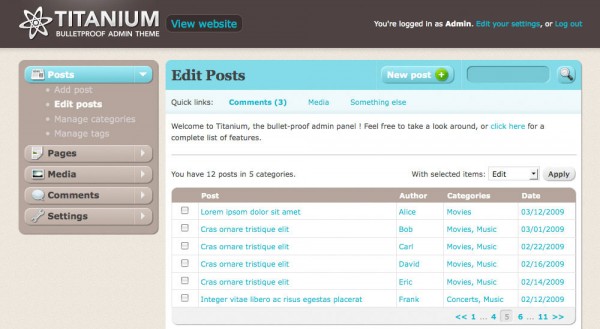 titanium 600x329 25 Premium Admin Template on Themeforest