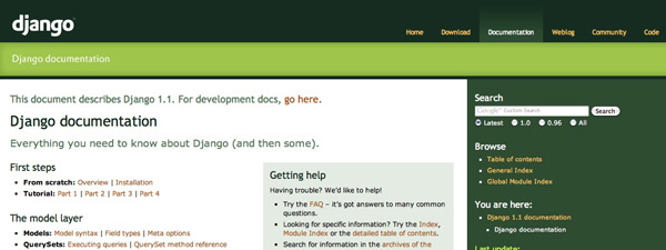 djangoproject A Roundup of 10 Django Tutorials