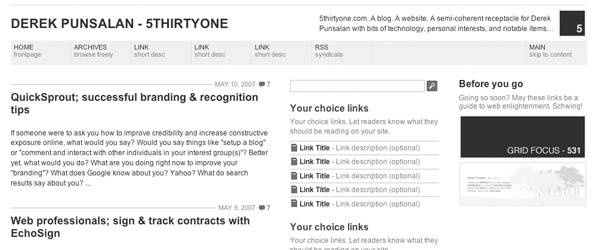 24 grid focus A Collection of 25 Super High Quality WordPress Themes