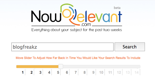 NowRelevant Internet Time Machine  Powerful Trends Research Tool
