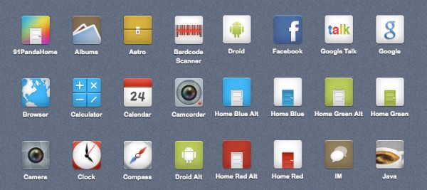 idroid 600x267 iDroid   PSD Icon Set For Android 