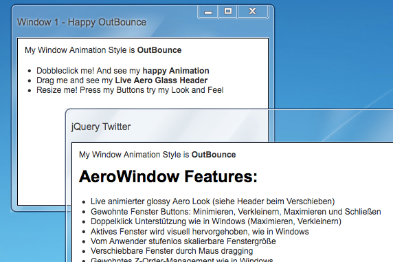 window aero AeroWindow   Windows Aero Style jQuery Plugin