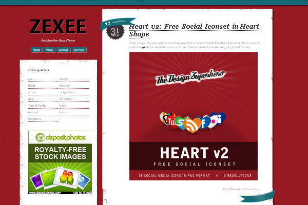 Zexee 108 Free High Quality Wordpress Themes