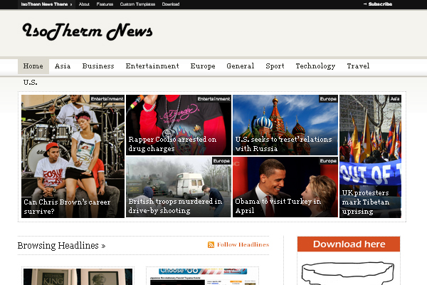 isotherm 108 Free High Quality Wordpress Themes