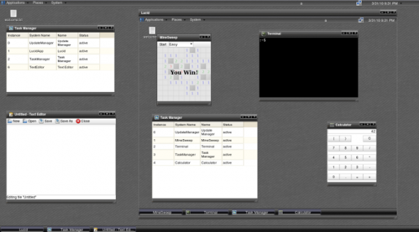 lucid 600x332 Lucid Dekstop   Open Source WebOS