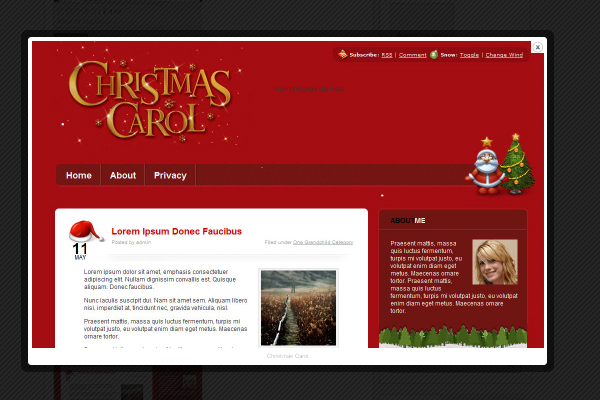 Christmas Carlo 108 Free High Quality Wordpress Themes