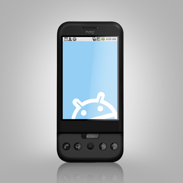 HTC Dream PSD by bigkobe Ultimate Resources for Android Developers (Android GUI kits, Icons and fonts) 