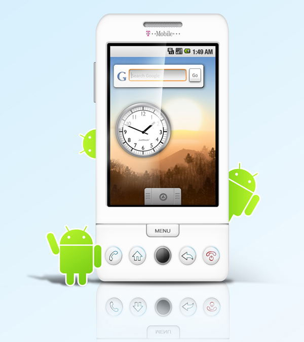 Htc Dream by Justflikwalk Ultimate Resources for Android Developers (Android GUI kits, Icons and fonts) 