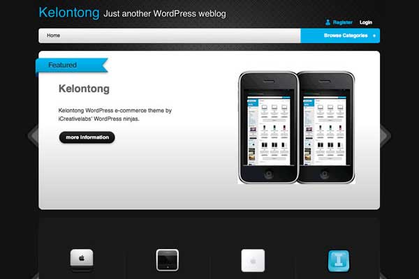 Kelontong preview 108 Free High Quality Wordpress Themes