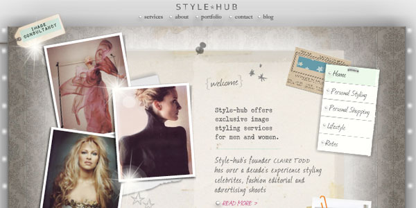 Style Hub Image Consultancy Wix   Free Flash Website Builder