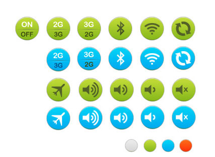 Useful Switcher icon set by Ultimate Resources for Android Developers (Android GUI kits, Icons and fonts) 