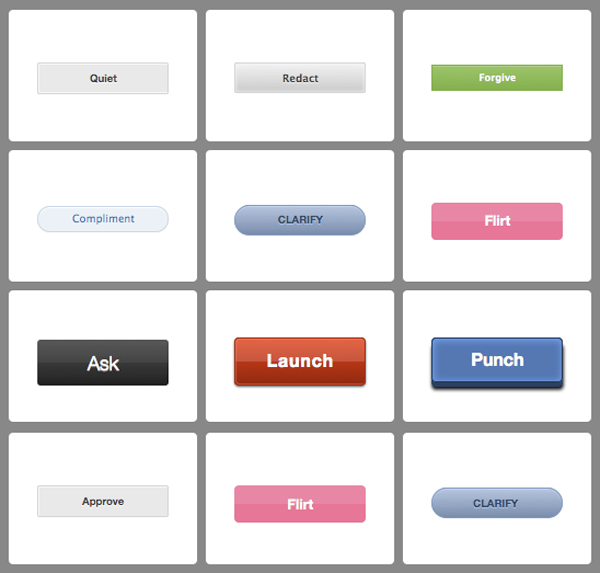 css3 buttons CSS3 Buttons   Classic buttons & Extended With Iconic 