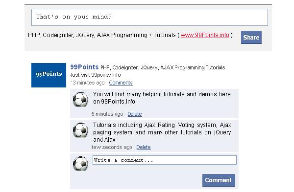 facePost Tutorials and Resources for Creating Facebook Style Interface