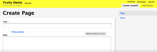 fruity 10 Free Admin Themes For Drupal