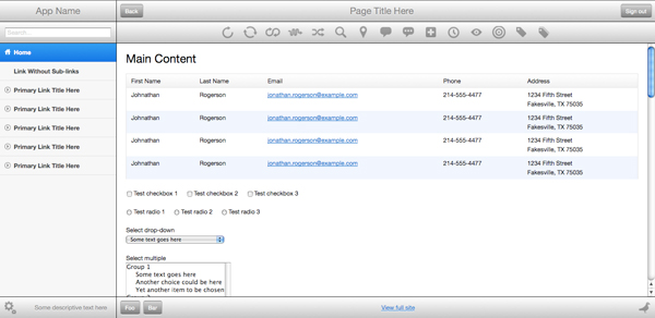 ipad templates Slablet   HTML/CSS Template For Ipad Apps