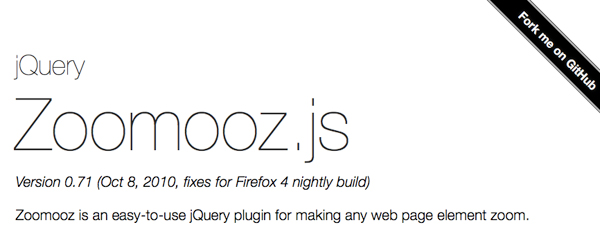 zoomooz Zoomooz   jQuery Plugin For Making Any Web Page Element Zoom