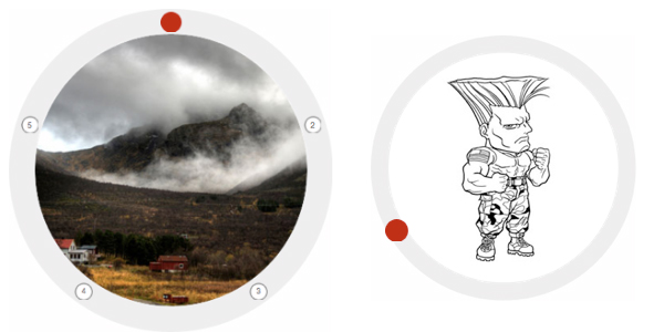 tiny circle slider1 30 Powerfull Free jQuery Content Slider