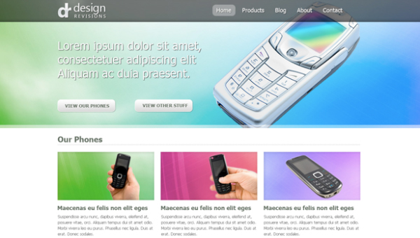 photoshop tutorial How To Create a Vibrant Professional Web Design in Photoshop