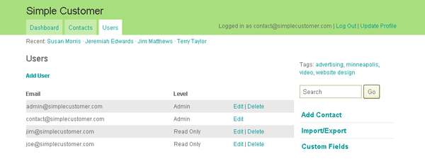 simple customer Simple Customer   Open Source Contact Management Software