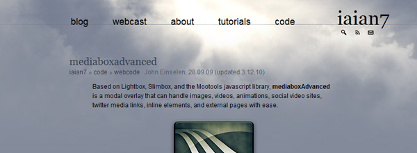 mediaboxadvanced 30 All Time Greatest MooTools Plugins