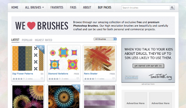 photoshop brushes Brushlovers   High Quality Free & Premium Photoshop Brushes