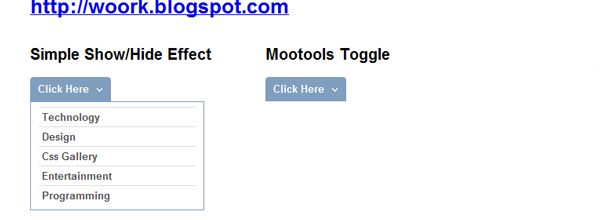 showhide boxes 30 All Time Greatest MooTools Plugins