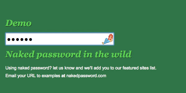 nakedpassword Naked Password   Fun Way To Improve Security On Passwords